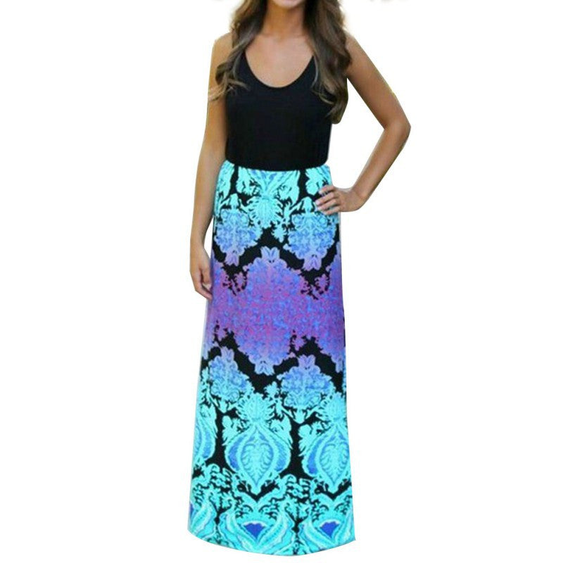 Women Sexy Boho Long Maxi Party Dress Beach Dresses Sundress