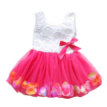 Toddler Baby Kids Girls Princess Party Tutu Lace Bow Flower Dresses Clothes