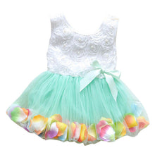 Toddler Baby Kids Girls Princess Party Tutu Lace Bow Flower Dresses Clothes