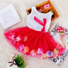 Toddler Baby Kids Girls Princess Party Tutu Lace Bow Flower Dresses Clothes