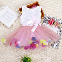 Toddler Baby Kids Girls Princess Party Tutu Lace Bow Flower Dresses Clothes