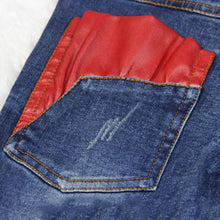 Toddler Kid Cool Boy Jeans Denim Blue Close-fitting Pant Trousers 2-7Y Child