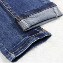Toddler Kid Cool Boy Jeans Denim Blue Close-fitting Pant Trousers 2-7Y Child