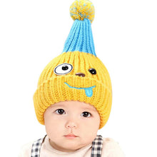 Warm Boys Girls Baby Infant Child Hat Ear Cap Cute Kitten Kids Wool Knitted Hats