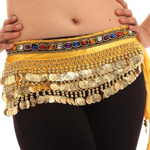 Women Belly Dance Costumes Velvet Hip Scarf Wrap Belt Women Skirt Dancewear WIth 248 Coins