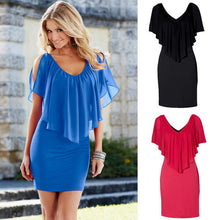 Women Bodycon Dress Ladies Evening Party Off Shoulder Mini Dresses
