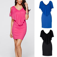 Women Bodycon Dress Ladies Evening Party Off Shoulder Mini Dresses