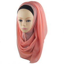 Women Chiffon Muslim Long Soft Hijab Rivet Islamic Scarf Wrap Shawl PY3