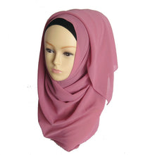 Women Chiffon Muslim Long Soft Hijab Rivet Islamic Scarf Wrap Shawl PY3