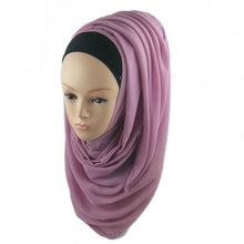 Women Chiffon Muslim Long Soft Hijab Rivet Islamic Scarf Wrap Shawl PY3