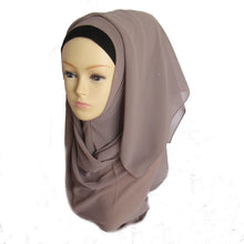 Women Chiffon Muslim Long Soft Hijab Rivet Islamic Scarf Wrap Shawl PY3
