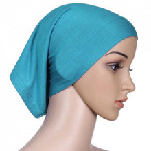 Women Hijab Under Scarf Tuban Hair Bonnet Cap Bone Islamic Headscarf Head Cover 15 Colors PY4