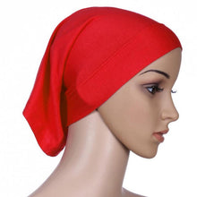 Women Hijab Under Scarf Tuban Hair Bonnet Cap Bone Islamic Headscarf Head Cover 15 Colors PY4