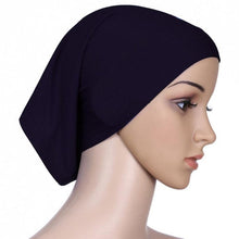 Women Hijab Under Scarf Tuban Hair Bonnet Cap Bone Islamic Headscarf Head Cover 15 Colors PY4