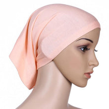Women Hijab Under Scarf Tuban Hair Bonnet Cap Bone Islamic Headscarf Head Cover 15 Colors PY4