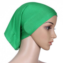 Women Hijab Under Scarf Tuban Hair Bonnet Cap Bone Islamic Headscarf Head Cover 15 Colors PY4