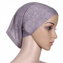 Women Hijab Under Scarf Tuban Hair Bonnet Cap Bone Islamic Headscarf Head Cover 15 Colors PY4