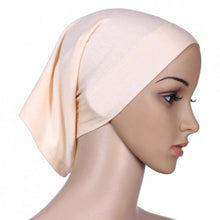 Women Hijab Under Scarf Tuban Hair Bonnet Cap Bone Islamic Headscarf Head Cover 15 Colors PY4