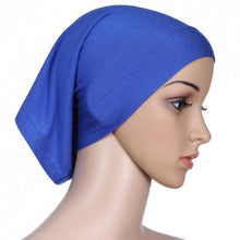 Women Hijab Under Scarf Tuban Hair Bonnet Cap Bone Islamic Headscarf Head Cover 15 Colors PY4