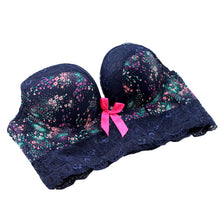 Women Lace Underwear Push Up Side Support Plunge Bra and Panty Set Lingerie Bras Briefs Sets