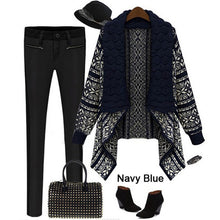 Women Long Sleeve Knitted Cardigan Loose Sweater Jacket Coat Outwear 3 Colors P1