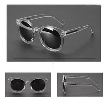 Women Round Mirrored Lens Sunglasses Eyewear Plastic Frame Jelly Sun Glasses UV400