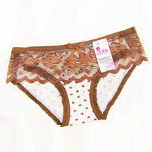 Women Sexy Lace Bowknot Cotton Underwear Intimates Briefs Panties 9Colors Whole