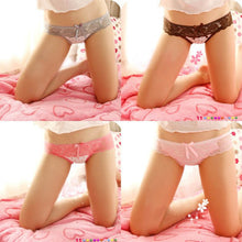 Women Sexy Lace Bowknot Cotton Underwear Intimates Briefs Panties 9Colors Whole