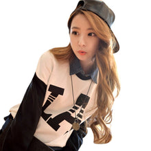 Women Sweatshirts Pullover Jumper Crew Neck LA Printed Long Sleeve Tops