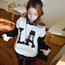 Women Sweatshirts Pullover Jumper Crew Neck LA Printed Long Sleeve Tops