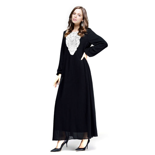 Women's Elegant Maxi Long Dress Kaftan Jilbab Islamic Abaya Muslim Cocktail PY3