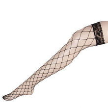 Women's Sexy Lace Top Mesh High Thigh Stockings Pantyhose Long Stocking