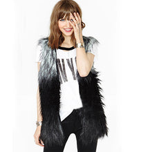 Women Faux Fur Sleeveless Shaggy Vest Coat Long Hair Jacket Waistcoat Outerwear
