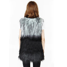 Women Faux Fur Sleeveless Shaggy Vest Coat Long Hair Jacket Waistcoat Outerwear