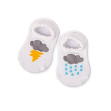 born Baby Boys Girls Infant Ankle Socks Cloud Print Cotton Anti-slip Socks for 0-4Years