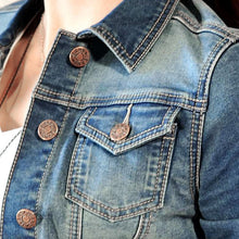 est Women's  Casual Long Sleeve Denim Jacket Jeans Short Coat Jacket