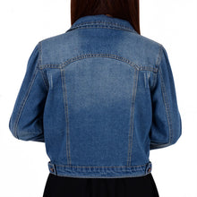 est Women's  Casual Long Sleeve Denim Jacket Jeans Short Coat Jacket