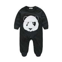 PRO Baby Siamese clothes The panda cartoon jumpsuits baby boy clothes Long sleeve girls clothes style suits