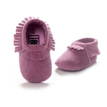 PU Suede Leather born Baby Boy Girl Moccasins Soft Moccs Shoes 13 Colors Bebe Fringe Soft Soled Non-slip Footwear Crib Shoe