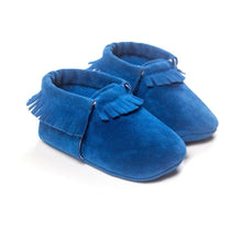 PU Suede Leather born Baby Boy Girl Moccasins Soft Moccs Shoes 13 Colors Bebe Fringe Soft Soled Non-slip Footwear Crib Shoe