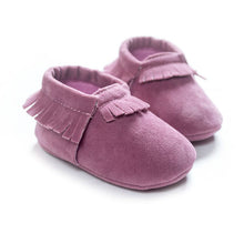 PU Suede Leather born Baby Boy Girl Moccasins Soft Moccs Shoes 13 Colors Bebe Fringe Soft Soled Non-slip Footwear Crib Shoe