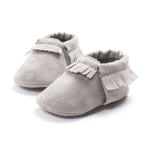 PU Suede Leather born Baby Boy Girl Moccasins Soft Moccs Shoes 13 Colors Bebe Fringe Soft Soled Non-slip Footwear Crib Shoe