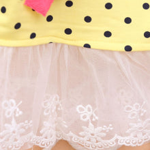 Princess Baby Kids Girls Lace Dress Candy Polka Dot Print Long Sleeve Shirt Dresses