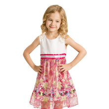Princess Girl Dress Kids Cute Graffiti Drawing Patterns Dresses Meninas Vestidos PY2