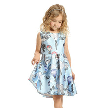 Princess Girl Dress Kids Cute Graffiti Drawing Patterns Dresses Meninas Vestidos PY2