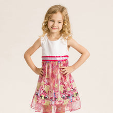 Princess Girl Dress Kids Cute Graffiti Drawing Patterns Dresses Meninas Vestidos PY2