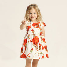 Princess Girl Dress Kids Cute Graffiti Drawing Patterns Dresses Meninas Vestidos PY2