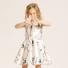 Princess Girl Dress Kids Cute Graffiti Drawing Patterns Dresses Meninas Vestidos PY2