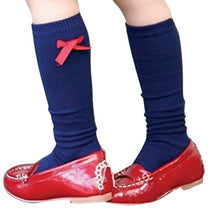 Princess Kids School Leg Warmer High Knee Socks Bow Solid Stockings For Girls  Y2