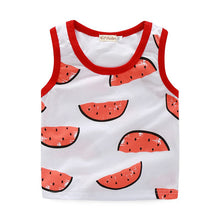 Pro Baby Boy Watermelon Printed Suit Sets Sleeveless Shirt+Shorts Kids Cartoon S Vest Clothes Set